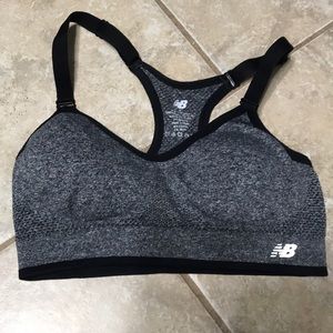 Grey NB Sports Bra